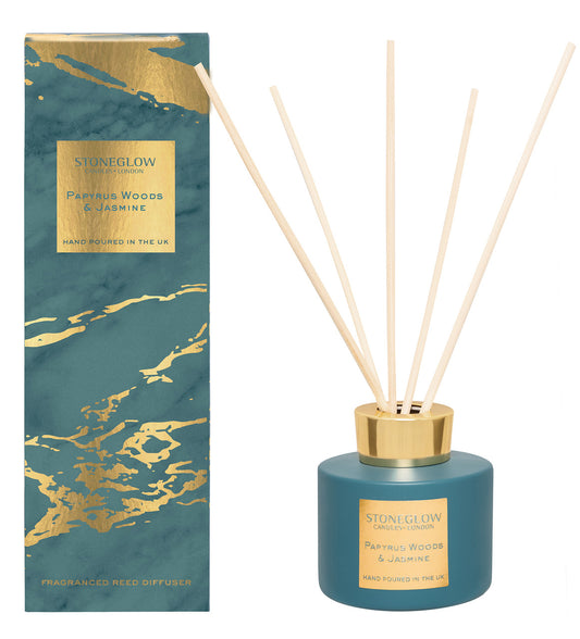Stoneglow Luna Papyrus Woods & Jasmine Reed Diffuser 120ml