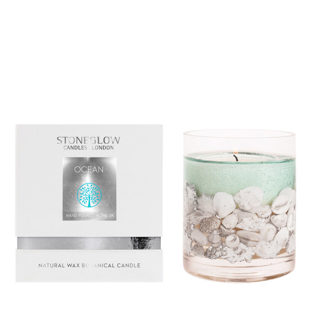 Stoneglow Nature's Gift Ocean Natural Wax Scented Candle 230g