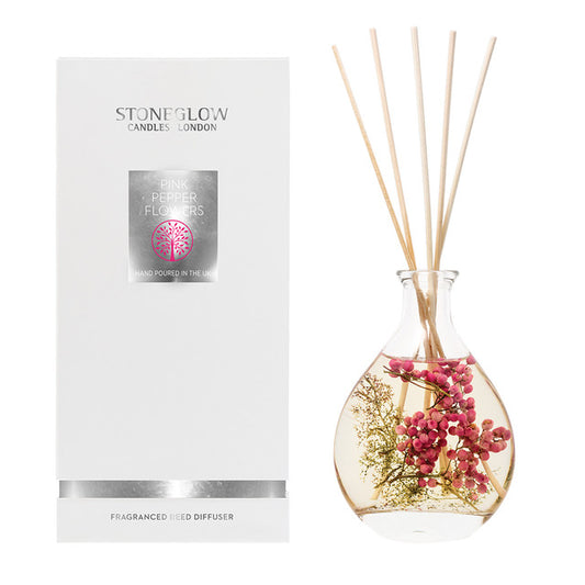 Stoneglow Nature's Gift Pink Pepper Flowers Reed Diffuser 180ml
