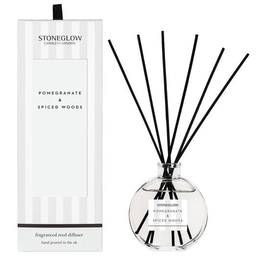 Stoneglow Modern Classics Pomegranate & Spiced Woods Reed Diffuser 120ml