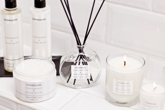 Stoneglow Modern Classics Pomegranate & Spiced Woods Reed Diffuser 120ml