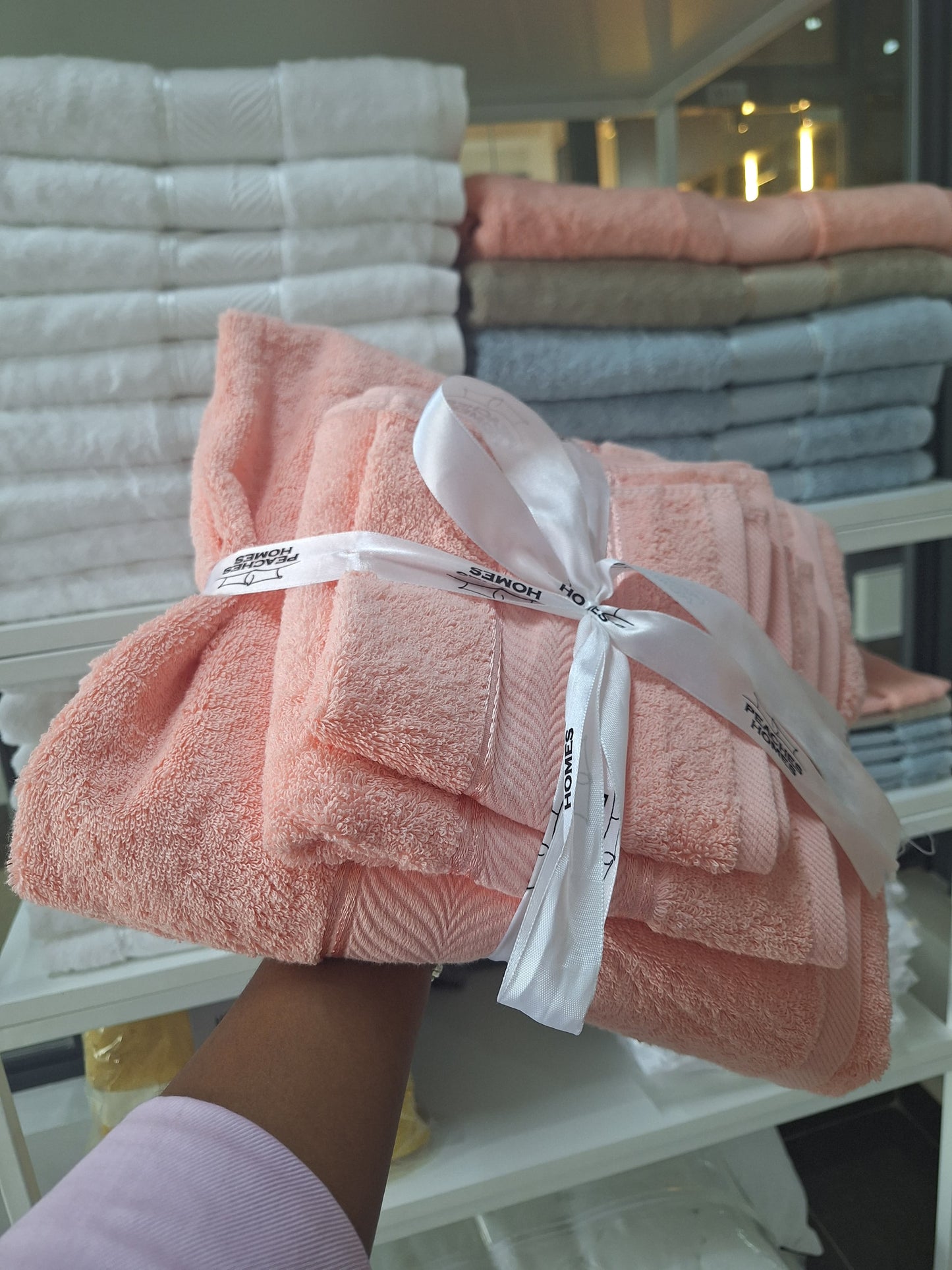 Cotton Bath Towel Set - Ultra Soft & Absorbent