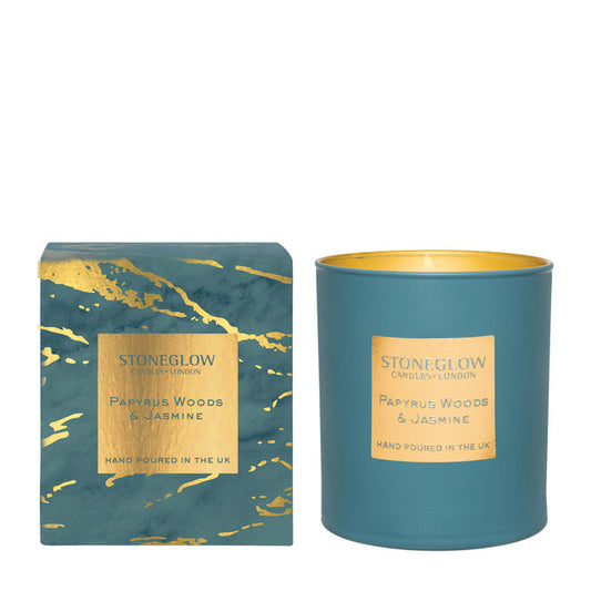 Stoneglow Luna Papyrus Woods & Jasmine Candle Tumbler 220g