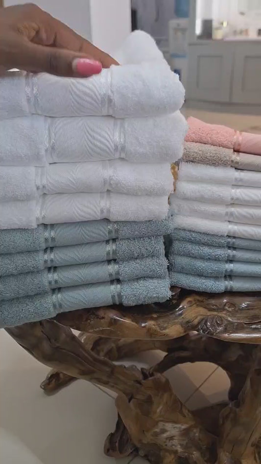 Cotton Bath Towel Set - Ultra Soft & Absorbent