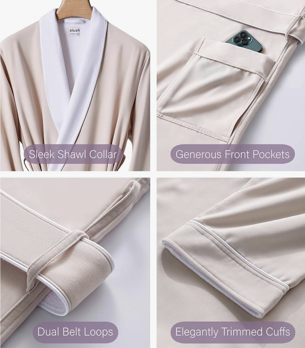 Luxury Hotel Spa Robe – Ultra Soft, Elegant & Gift-Ready