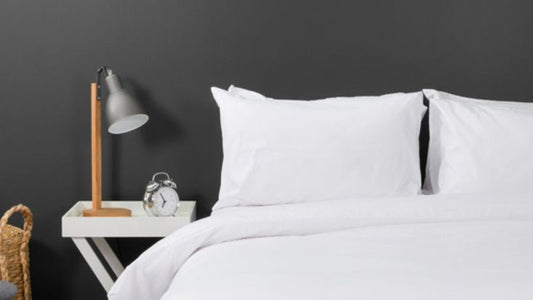 Queen (5by6) Cotton Duvet Cover, Plain White