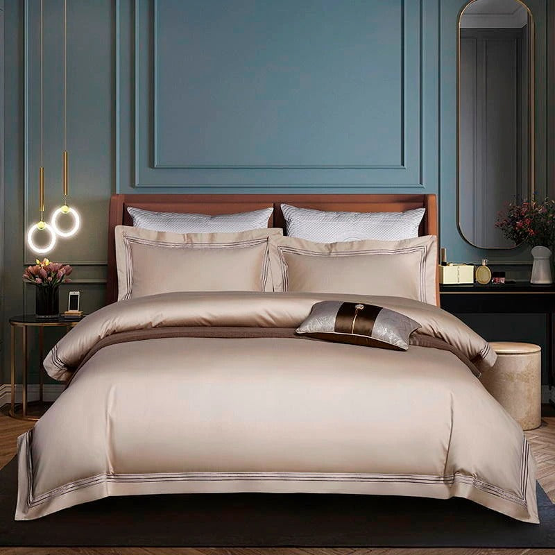 Pearl Luxury Cotton Duvet Cover Set