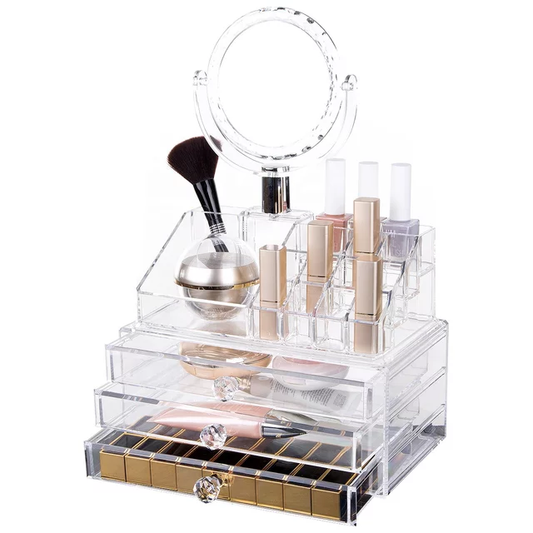 Makeup Organizer – Elegant, Functional & Space-Saving
With Mirror