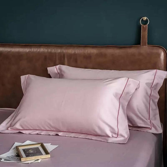 Cotton Pillowcases Shiny finish  – Breathable, Soft & Natural