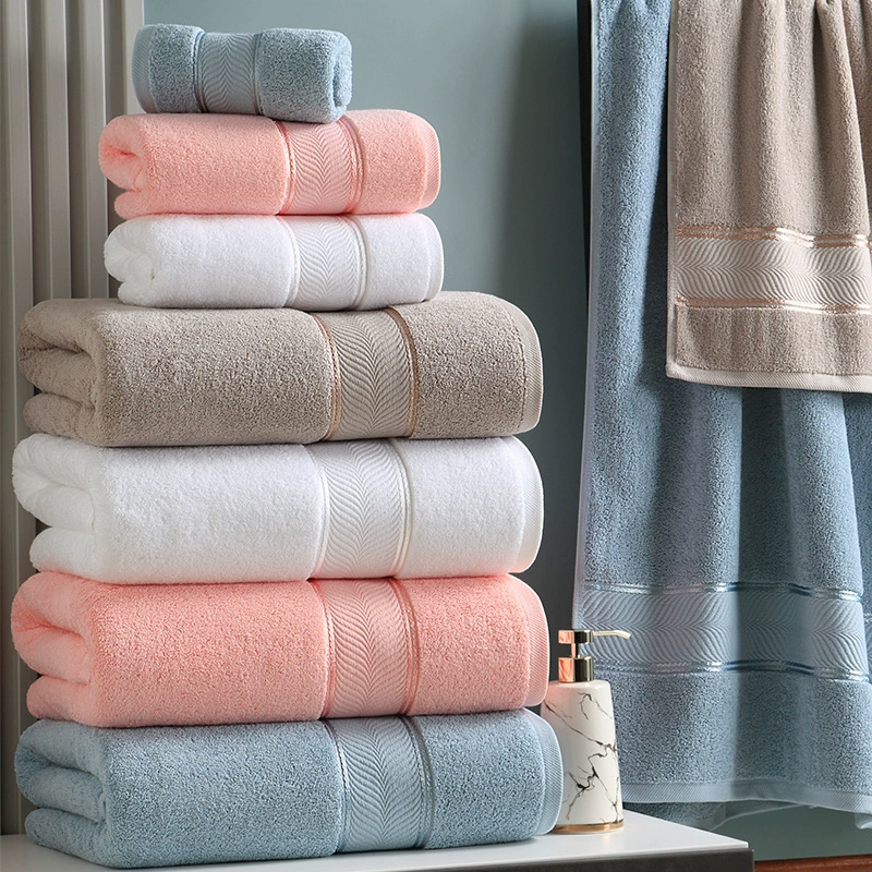 Cotton Bath Towel Set - Ultra Soft & Absorbent