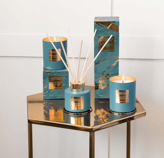 Stoneglow Luna Papyrus Woods & Jasmine Candle Tumbler 220g
