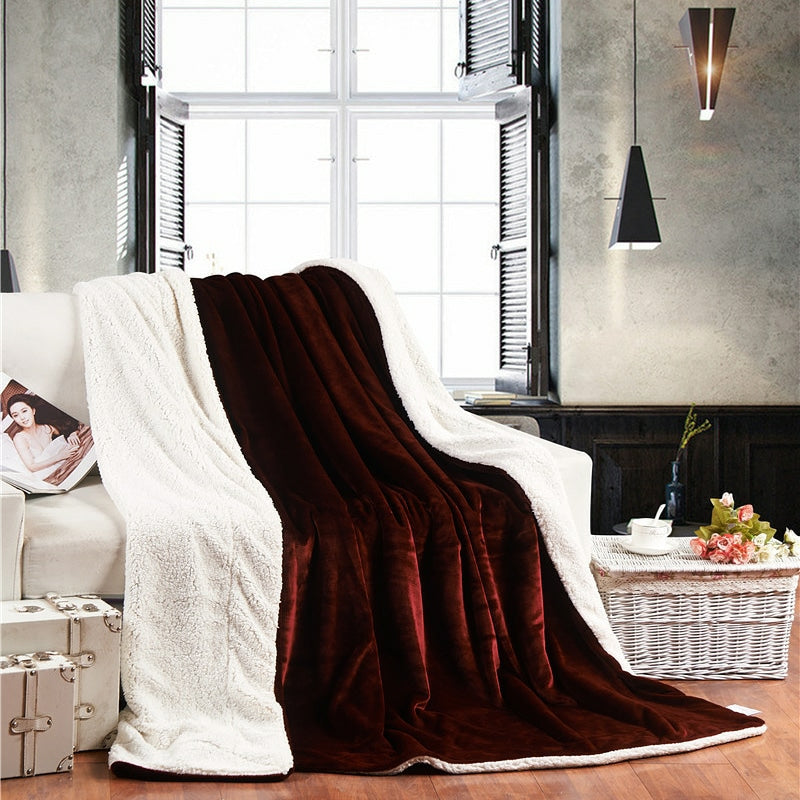 Sherpa Throw Blanket