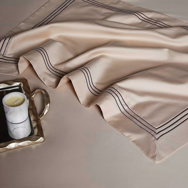 Pearl Cream Luxury Egyptian Comfort Cotton Duvet Cover Super King (240x260cm)