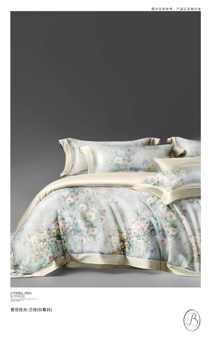 Jade Luxury Silky Lyocell Duvet Cover Set