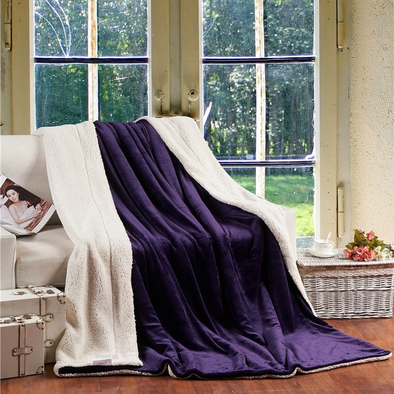 Sherpa Throw Blanket