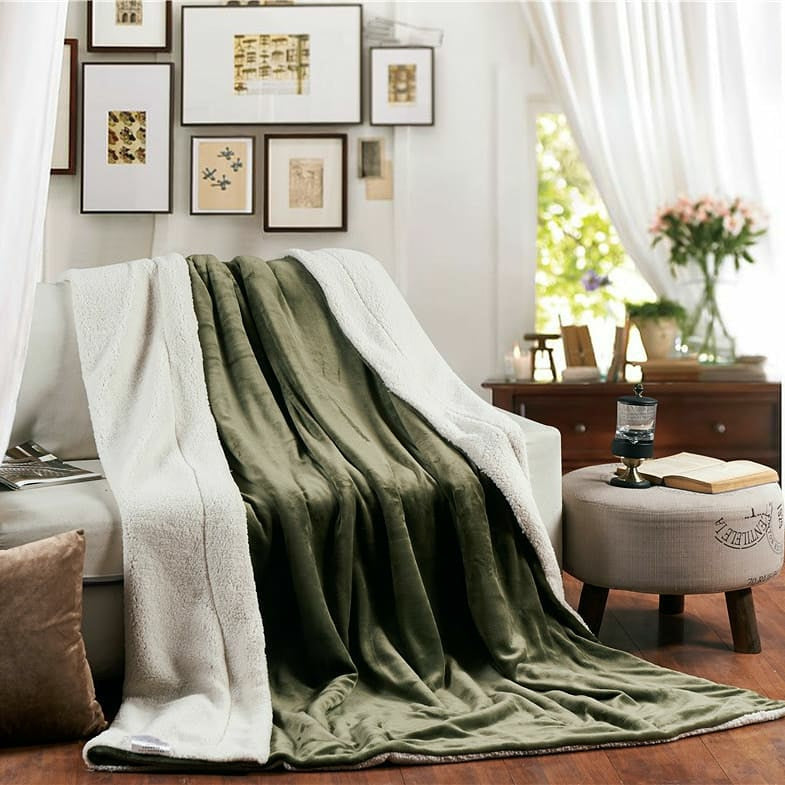 Sherpa Throw Blanket