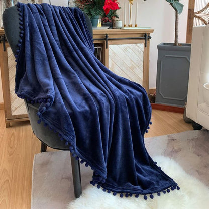 Throw Blanket with tassels