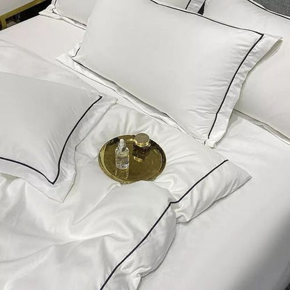 Erika-Silk Luxury Bamboo  Duvet Cover Set (8by8)