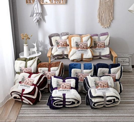 Sherpa Throw Blanket